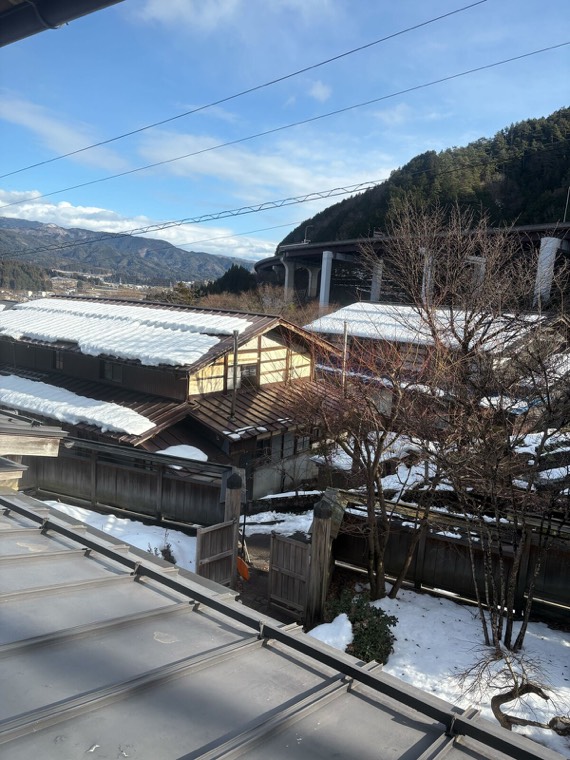 Snow over the valley