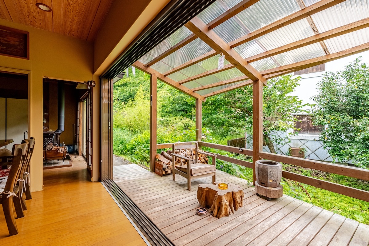Riverside deck